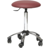 Tabouret Sur Roulettes Piètement Chromé